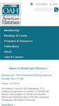 Mobile Screenshot of oah.org